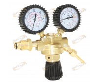 DUAL WELDING GAS CYLINDER BRASS REGULATOR GAUGES TIG MIG CO2 ARGON MIX GAUGE